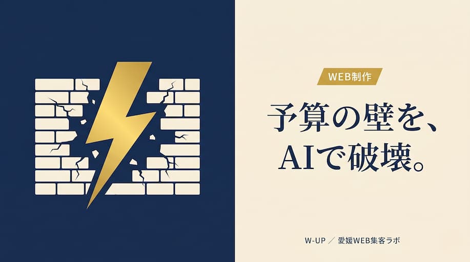 予算の壁を破壊するAI時代のWEB制作