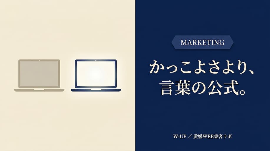 「かっこいいHP」が命取り？ ― 売上を変える「言葉の公式」
