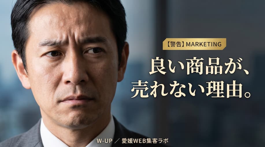 【警告】御社の「良い商品」がWEBで売れない本当の理由